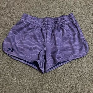 Purple under armour shorts